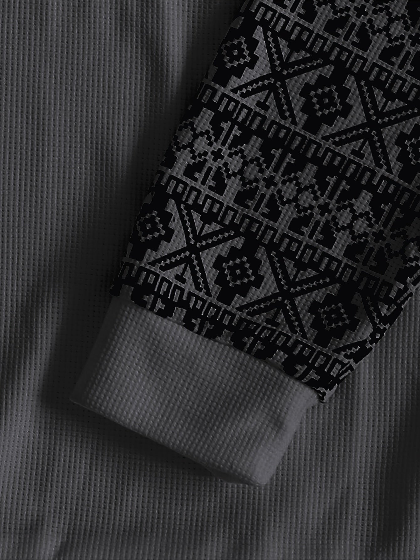 Men'S Long-Sleeve T-Shirt in a Heavy Waffle Knit for Autumn, Perfect for Casual Wear