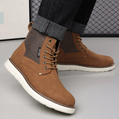Men's British Style Soft Sole Business Casual Leather Boots