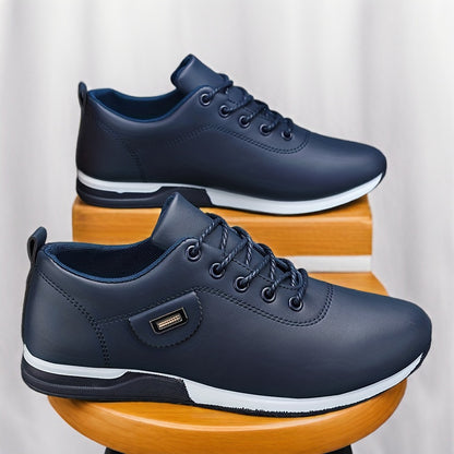 Men's All-Season Business Casual Lace-Up Shoes, Large Size