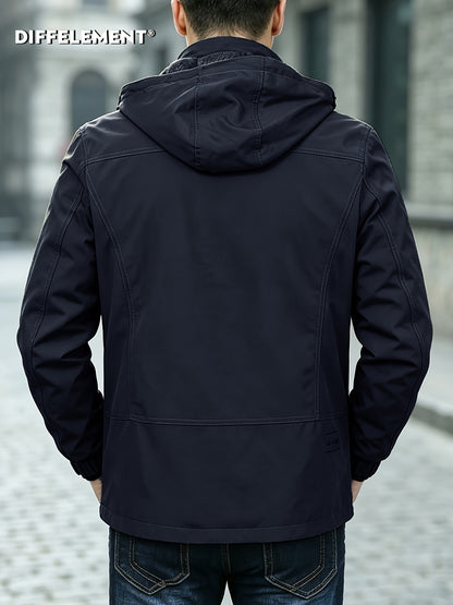 Men's Heavyweight Hooded Workwear Jacket with Full Lining