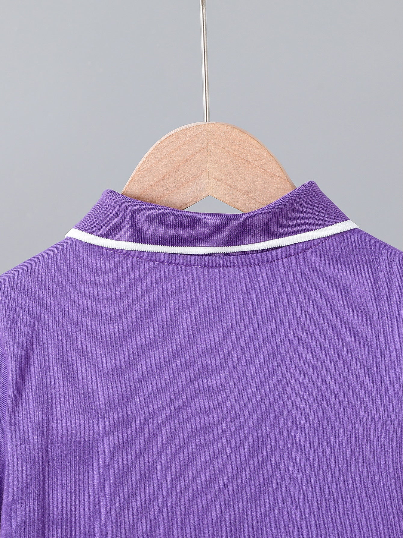 Kids' Cotton Polo Shirt Summer Casual Short Sleeve Top