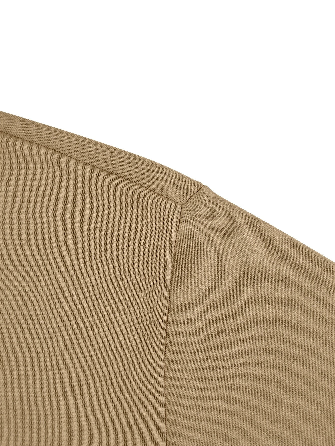 Men's Solid Color Lined Workwear Shirt Jacket with Snap Buttons