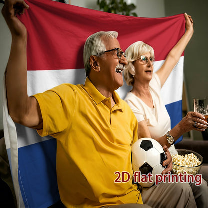 Dutch Flag Polyester Fan Support Flag for Sports & Events