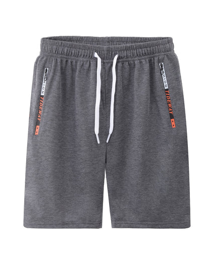 Men's Casual Outdoor Sports Shorts with Zippered Pockets