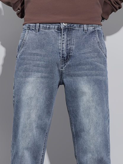 American Vintage Casual Loose Fit Jeans for Teen Boys