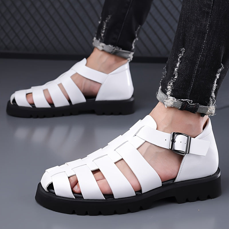 Men's Lightweight Breathable Summer Sandals with Thick Sole