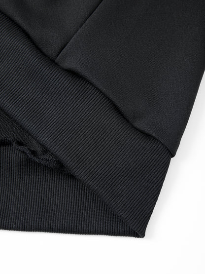 Men's Solid Color Green Full-Zip Stand Collar Jacket - Lightweight Workwear Coat with Zippered Pockets, Machine Washable, Regular Fit for Gym, Hiking, Casual & Outdoor Activities - Versatile All-Season Outerwear