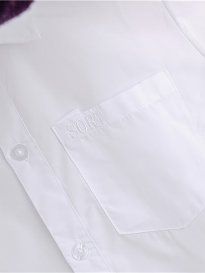 Boys' Preppy Short Sleeve Lapel Shirt, Summer Basic 2-Pack