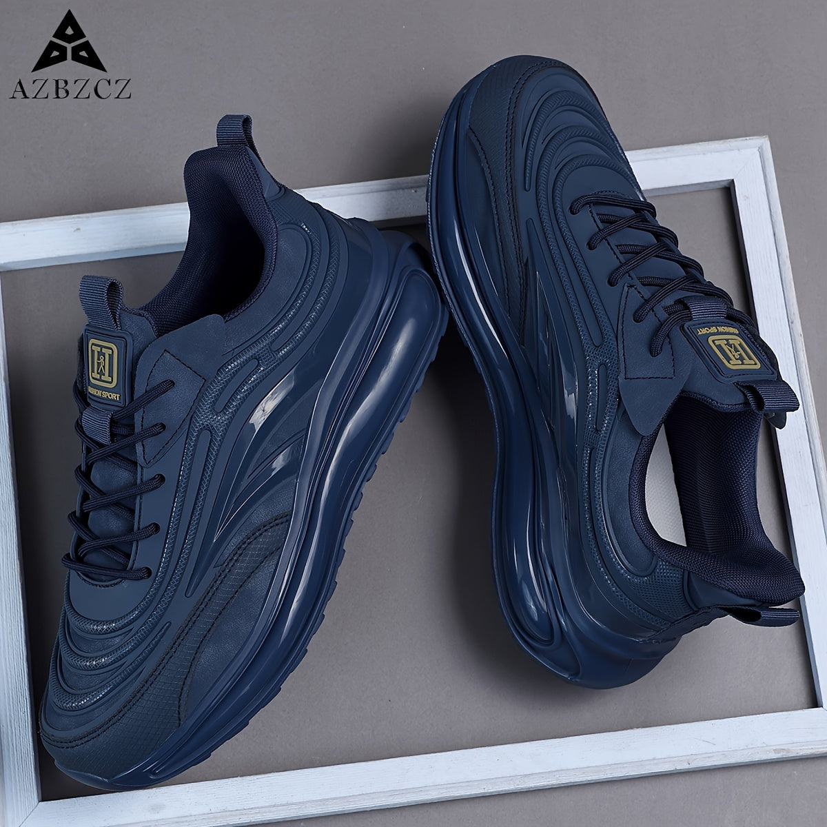 Men's Casual Low-Top Lace-Up Sneakers - Comfortable PU Shoes
