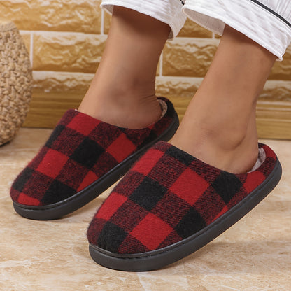 Classic Christmas Themed -Lined Slippers - Lightweight Indoor/Outdoor House Shoes, Christmas/Reindeer Antlers, Suitable for Bedroom, Living Room, or Vacation Wear, Men's Slippers, Women's Slippers, Couple Slippers, Comfortabl