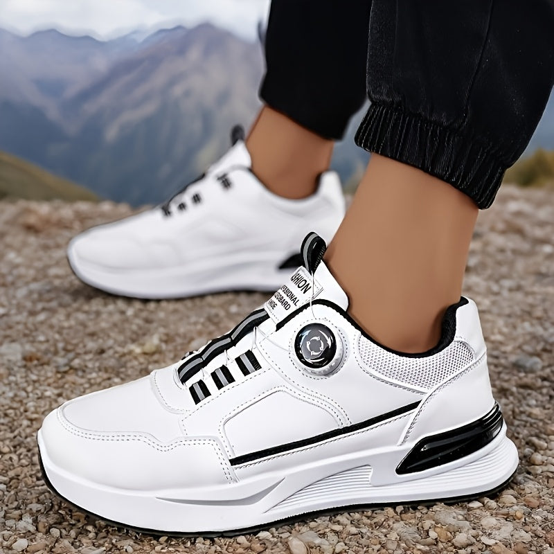 Men'S Large Size sneakers | Versatile Low-Top Running and Cross-Training Shoes, Casual and Preppy Style, Faux Upper, PVC Sole, All-Season Comfort - ayq