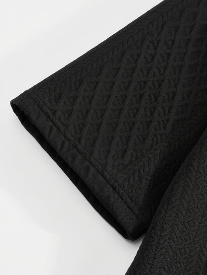 Fashionable and Simple Casual Short-sleeve T-shirt for Daily Commuting and Shopping, a Comfortable and Breathable Top for Men - ayq