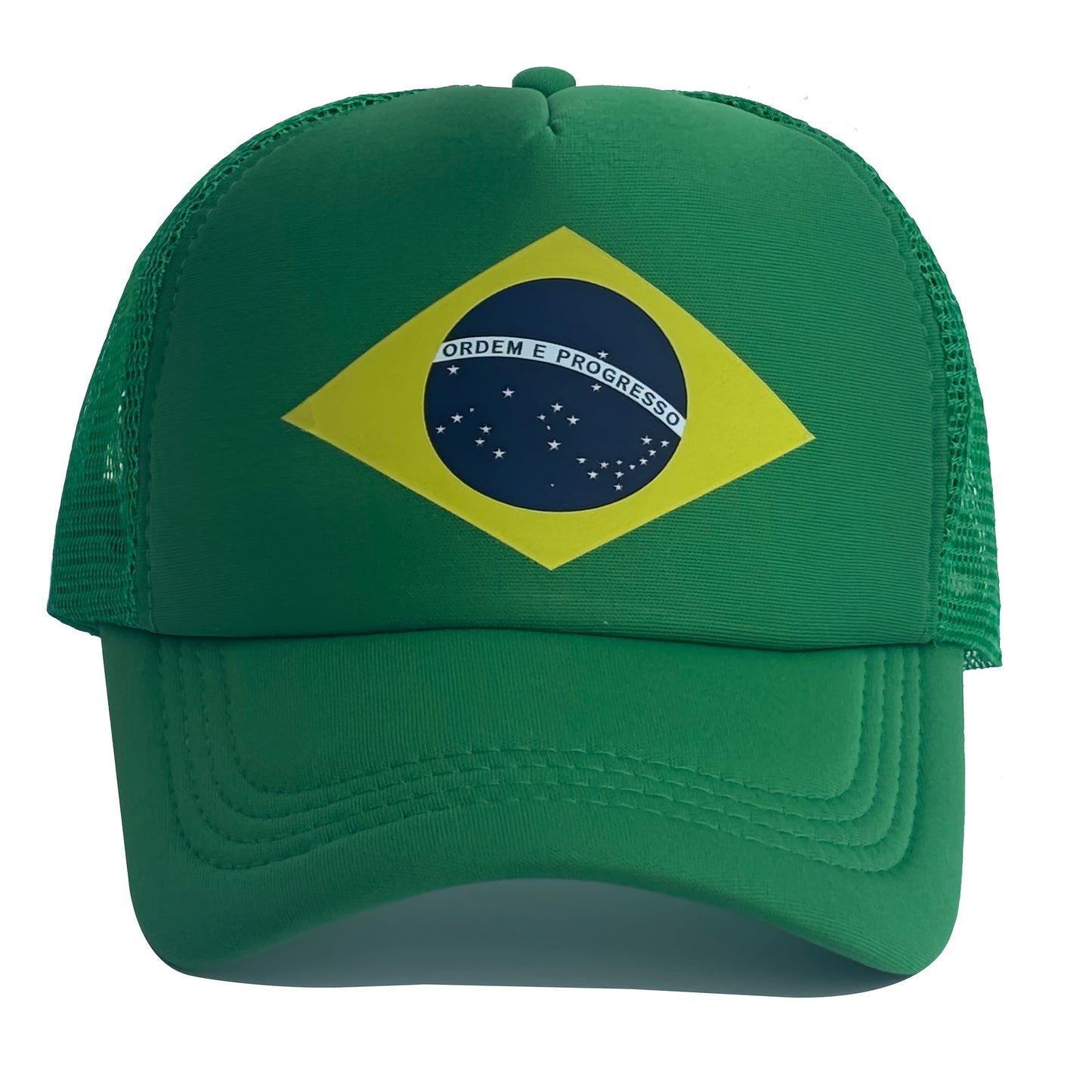 Women's Brazil Football Cap for Outdoor Sports Events