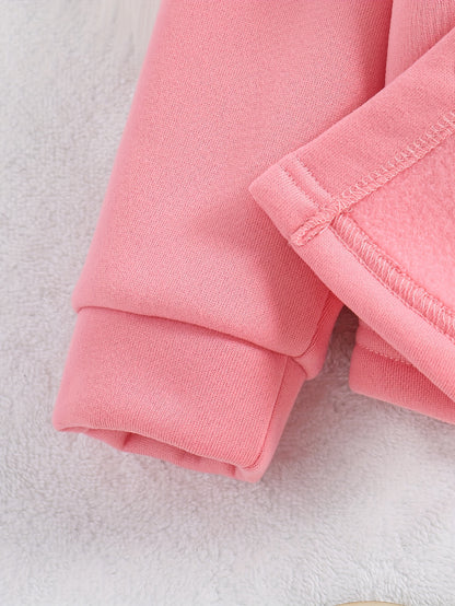 Girls' 2-piece Sets, Button Front Hooded Jacket + Jogger Pants, Autumn Clothes Party Outdoor Sports Outdoor