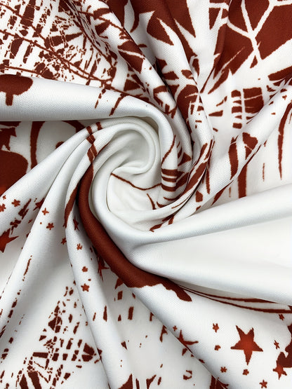 Men's Long Sleeve Christmas Themed Shirt with Zipper, 100% Polyester Knit Fabric, Regular Fit Party Style Collar Top for Spring/Fall