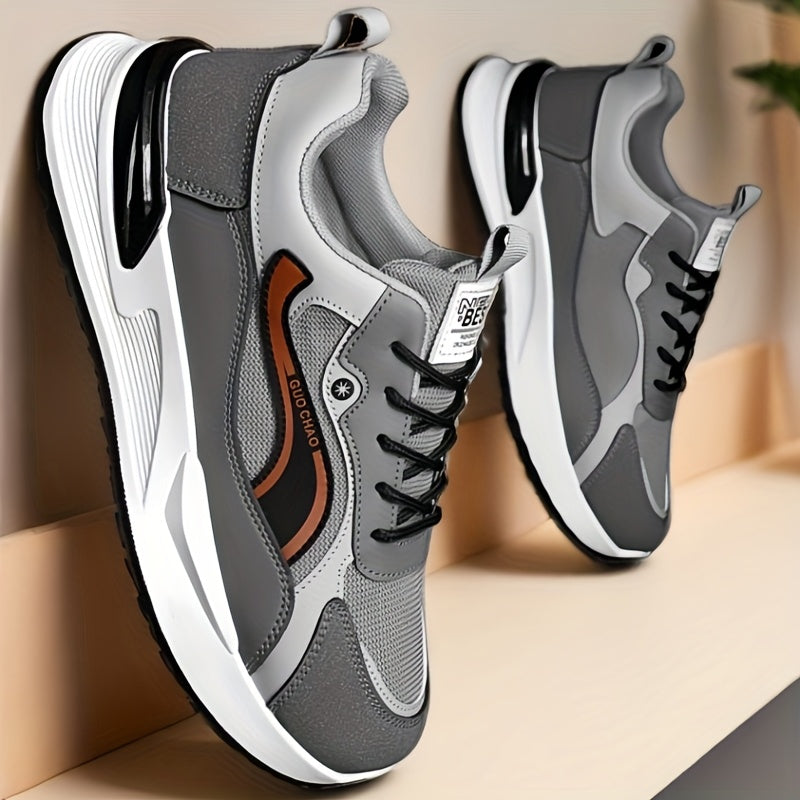 Men's Sneakers Running Shoes, Sporty Trendy Skate Shoes, Versatile Casual Loafers, Sailing Shoes, Flat Sole Skate Shoes, Green and Blue, for Spring, Autumn, Summer, All Seasons, Streetwear, Outdoor, Daily Wear, Hiking, Color- - ayq