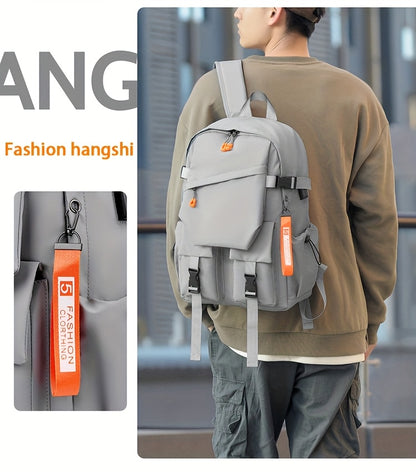 Stylish Minimalist Style Large Capacity Unisex Shoulder Bag, High-Quality Durable Scratch-Resistant Material Casual Shoulder Bag with Multiple Pockets and Compartments Design, Suitable for Daily Commuting and Travel
