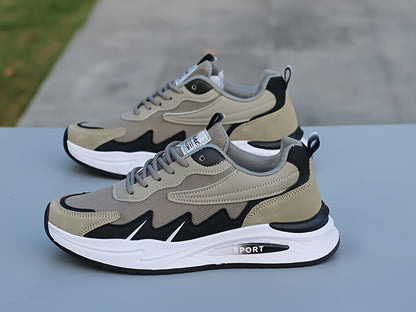 Men's breathable mesh sports shoes, lightweight flat heeled board shoes, Men's versatile casual shoes, soft soled comfortable and fashionable running travel shoes