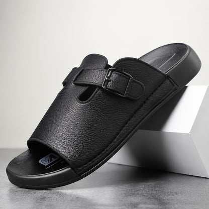 Breathable Classic PU Clogs for Men - Comfortable Casual Shoes
