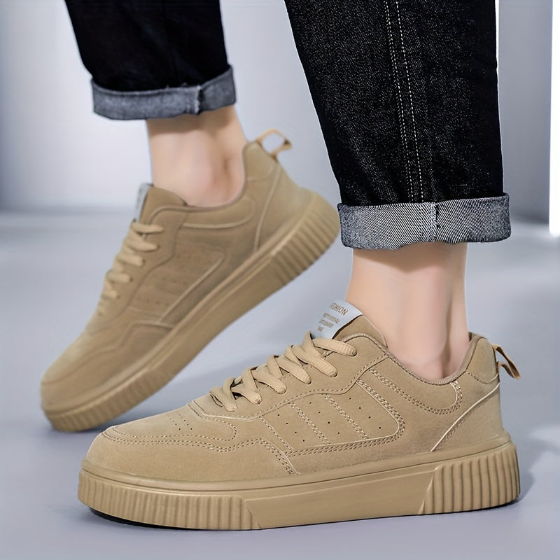Men's Wide Size Heavy-Duty Sneakers - Upper & MD Sole, Low-Top Lace-Up Round Toe - -Terrain Casual/Outdoor/ Shoes - - for, Daily Wear (Wide Width Available) - Breathable Fabric - ayq