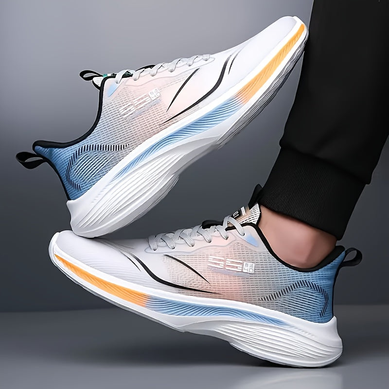 Men's Shoes Spring Summer Mesh Breathable Super Light Casual Sneaker, Men's Soft Sole Anti-skid Shock Absorption Student Running Sneaker-plus Size Tennis Casual Walking Fitness Hiking Shoes-perfect Sneaker for Outdoor Adventu - ayq