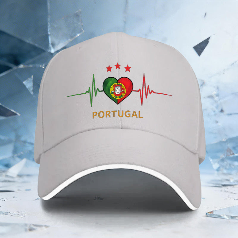 Adjustable Portuguese Flag Baseball Cap Lightweight for Outdoors