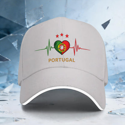 Adjustable Portuguese Flag Baseball Cap Lightweight for Outdoors