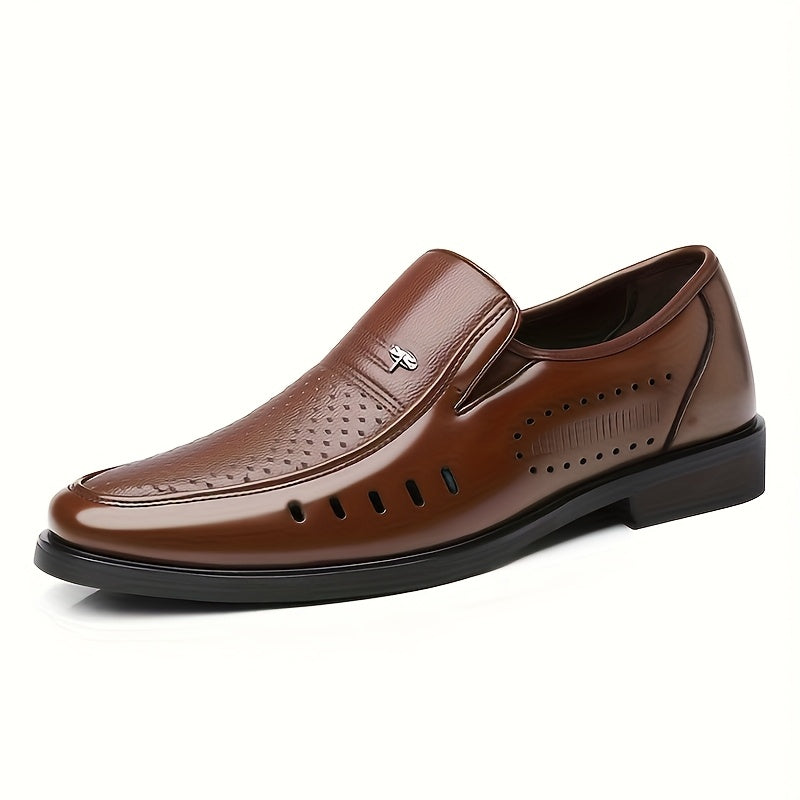 Men's Lightweight Breathable Slip-On Business Shoes