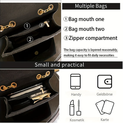 Women's Crossbody Bag, Quilted Purse with Sparkling Rhinestones in for Daily Casual Use