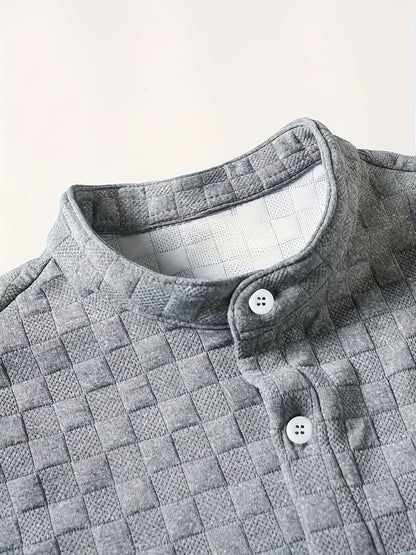 Men'S Casual Short Sleeve Button-Up Shirt & Shorts Set - Solid Black, Breathable Polyester Blend, Regular Fit for Summer, Everyday Comfort, Casual Summer Wear | Buttonup Shirt | Polyester Blend