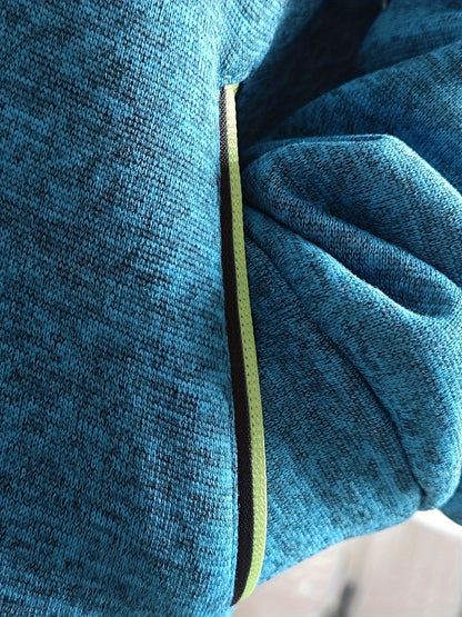 Men'S Casual Windbreaker Jacket with Lapel Collar, Full Zip - Non-Stretch Fabric, Regular Fit, Solid Color, Chain Detail, Woven - Fall/Winter Collection, Perfect Gift