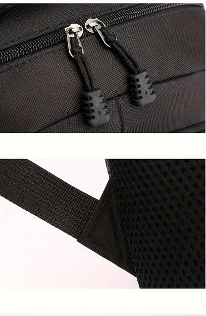 Durable Oxford Fabric Backpack - Spacious, Breathable, Adjustable Strap, Laptop Compartment, Ideal for Hiking, Camping, Travel, School  Work - High 46cm, Long 32cm, Thick 19cm, School Backpack   Adjustable Strap Backpack   D