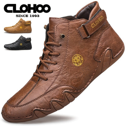 Men's High-Top Casual & Sports Ankle Boots with Rubber Sole