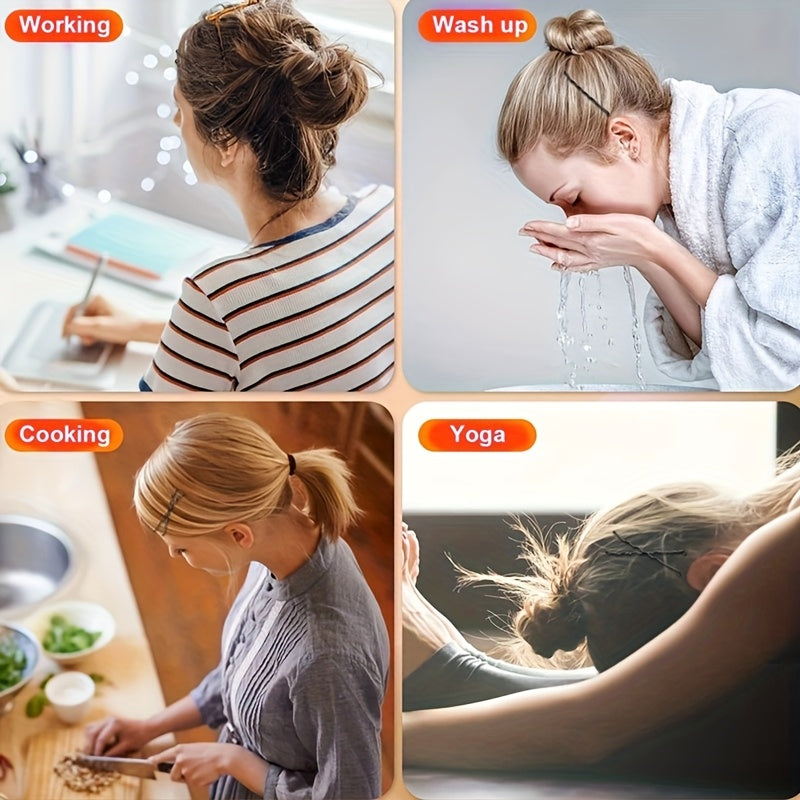 Wavy Alloy Hair Clips for Women - Elegant Styling Accessories