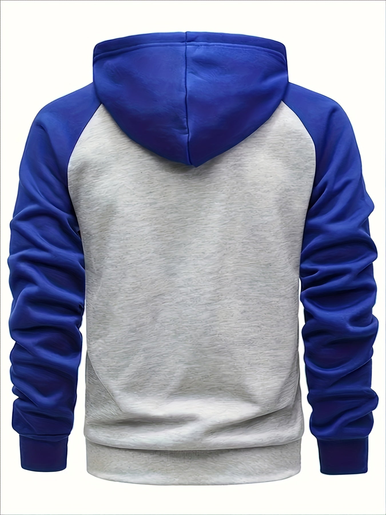 New Men's Colorful Loose Casual Sports Jacket, Zipper Hoodie for Outdoor Use, Simple Autumn Top