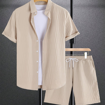 Men's Fashion Casual Shirt Suit