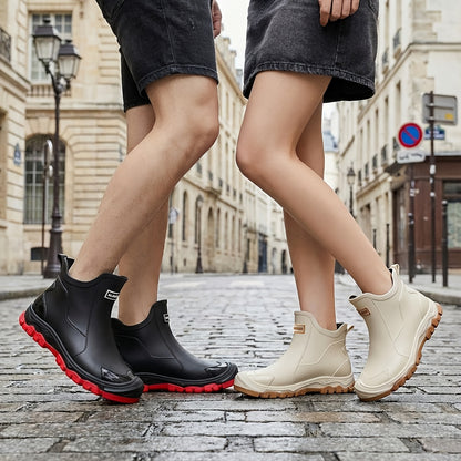 Unisex Lightweight Short Rain Boots for Outdoors & Camping