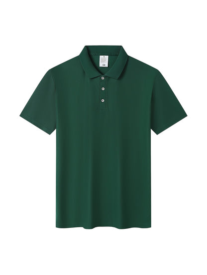Men's Classic Solid Color Polo Shirt - Summer Casual Slim Fit