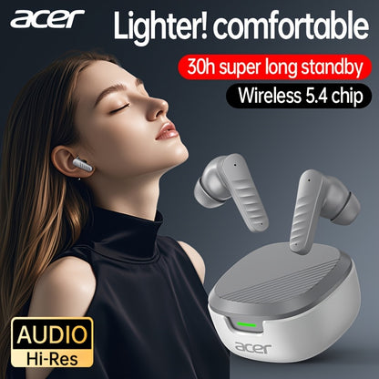 30h Wireless Earbuds Acer OHR503 Mini Sport Wireless Earbuds | Wireless Stereo, Long 30h Standby, Noise-Canceling, Comfortable Wear | Universal Fit, Latest Model, Touch Control