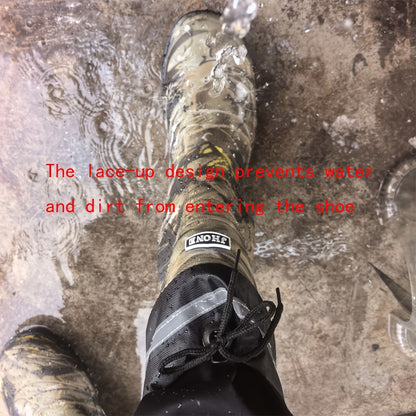 Men's Waterproof Camouflage PVC Rain Boots for Outdoor Work