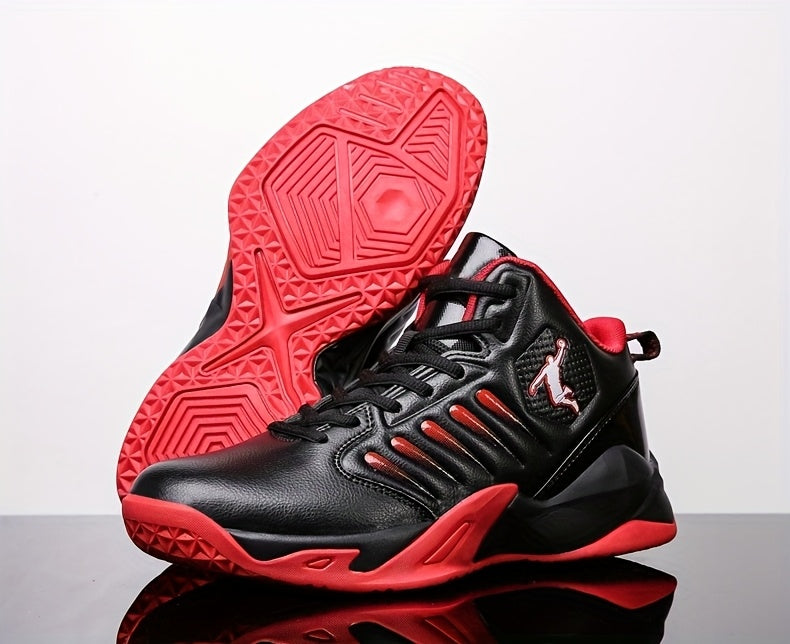 [sneakers] Extra-Large Outdoor Trail Shoes for Men, Featuring Slip Resistance, Shock Absorption, Durability, Trendy Basketball Design, Versatile Sports Footwear, Lightweight Comfort, Casual Style, Soft Sole, And Rebound Train