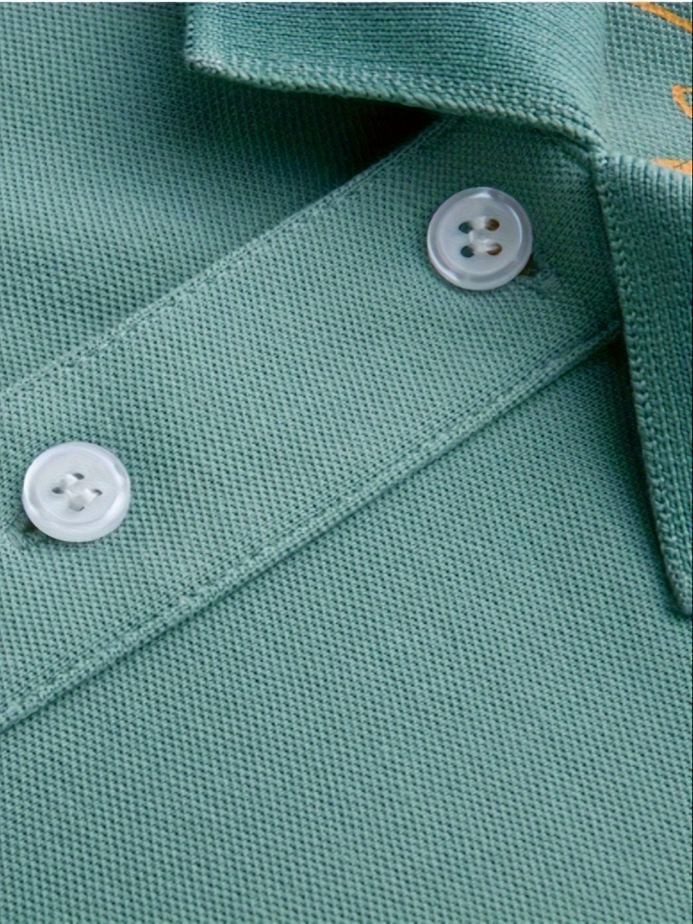 Men'S Short-Sleeve Polo Shirt with 95% And Embroidered Design - ayq