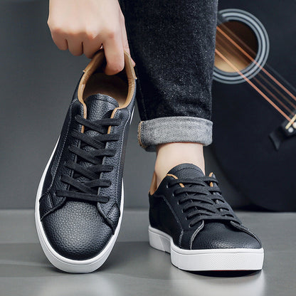 Men's Casual All-Season Sneakers with Rubber Sole and Lace-Up
