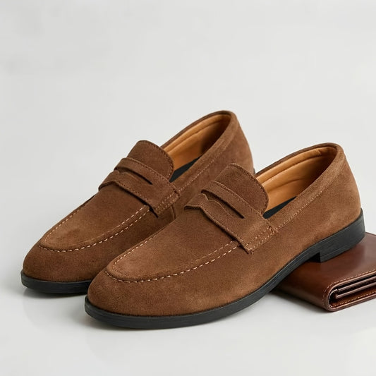 Men's Slip-On Loafers Casual & Business Flat Shoes