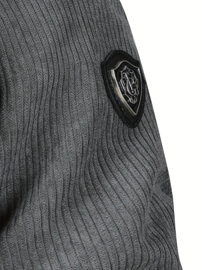 Men'S Heavy-Duty Thermal Jacket - Windproof & High Quality Winter Coat with Zipper Closure, Multi-Pocket Design, Non-Stretch Fabric - Cold Weather Outerwear for Everyday, Thick, Windproof Jacket, Casual Outerwear, Durable Con