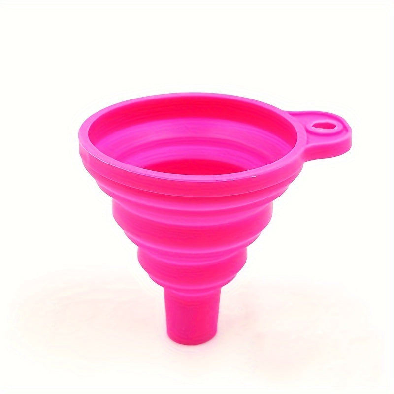 1pc, Multi Functional Outdoor And Household Funnels, Expandable And Portable Foldable Funnels, Space Saving Dispensers Suitable For All Liquid Dispensers, Perfect For Kitchens And Outdoor Small Tools Kitchen Accessories