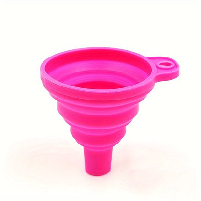 1pc, Multi Functional Outdoor And Household Funnels, Expandable And Portable Foldable Funnels, Space Saving Dispensers Suitable For All Liquid Dispensers, Perfect For Kitchens And Outdoor Small Tools Kitchen Accessories