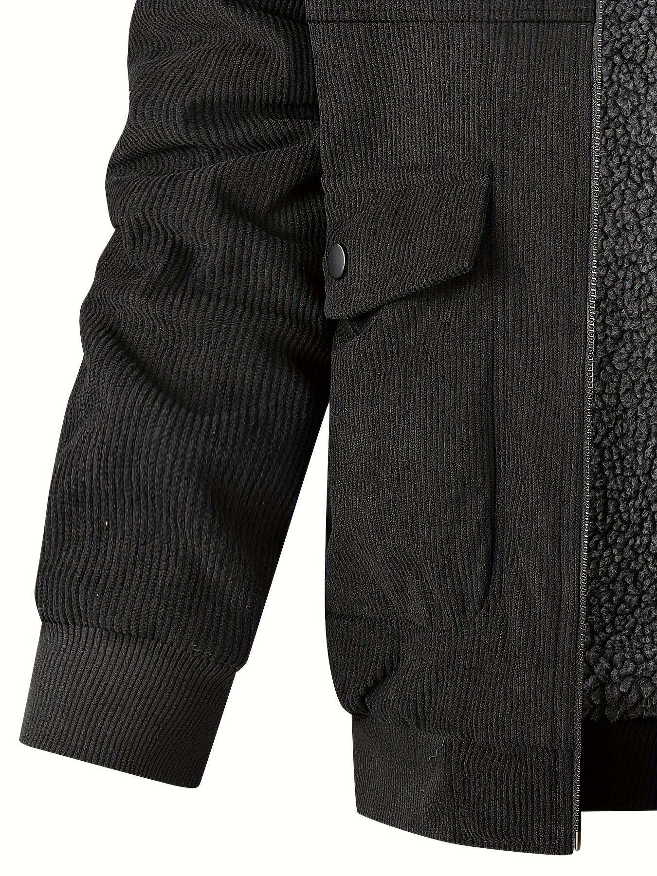 Men'S Heavy-Duty Thermal Jacket - Windproof & High Quality Winter Coat with Zipper Closure, Multi-Pocket Design, Non-Stretch Fabric - Cold Weather Outerwear for Everyday, Thick, Windproof Jacket, Casual Outerwear, Durable Con