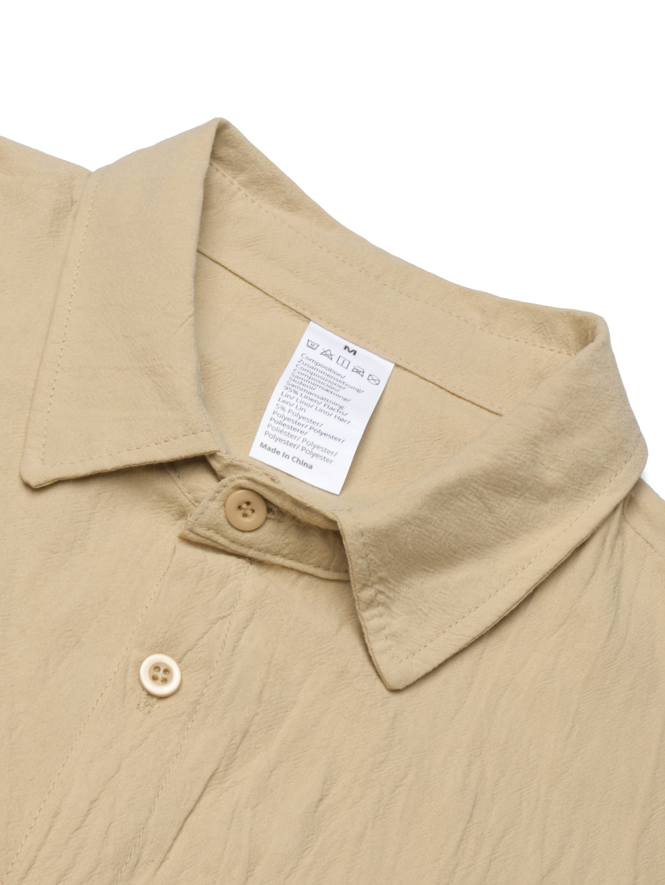 Men's Casual Linen Suit Set for Spring and Autumn