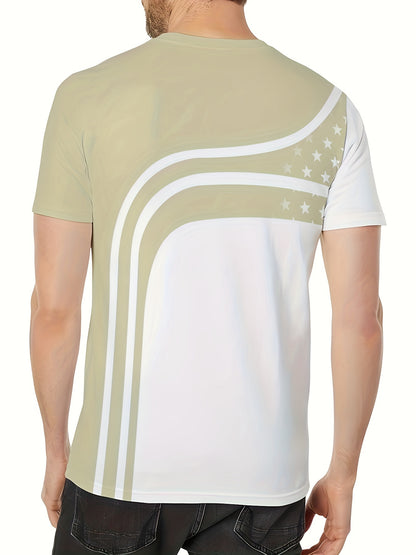 Men's Fashion Casual Round Neck T-shirt